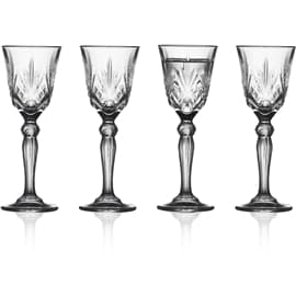 Lyngby Glas Melodia Snapsglas Krystal 5 cl 4-pack 1 set