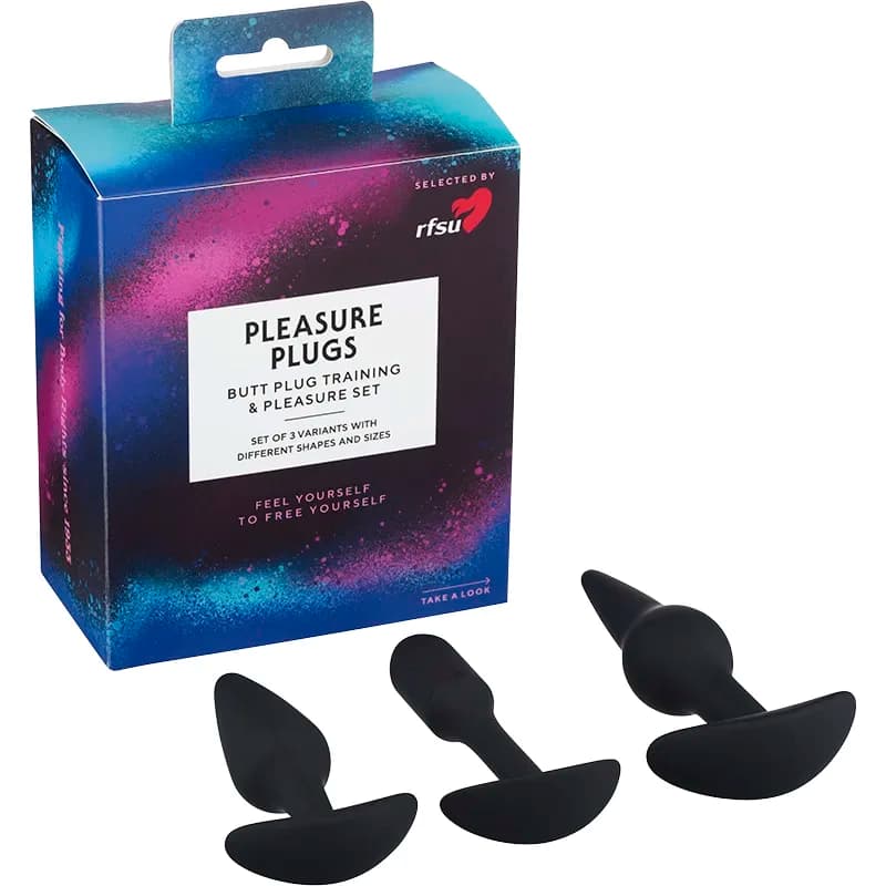 RFSU Pleasure Plugs Butt Plug Training & Pleasure Set