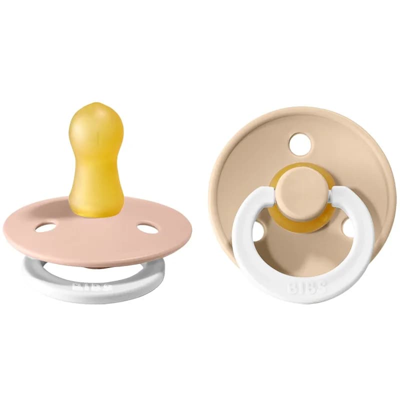 BIBS Napp Blush / Vanilla Night 0-6 månader 2-pack