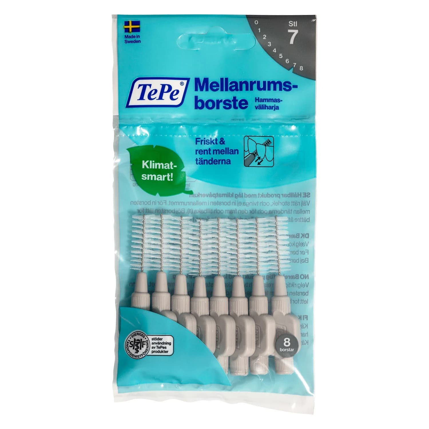 TePe Mellanrumsborste 0,4 - 1,3 mm 8 st 1,3 mm