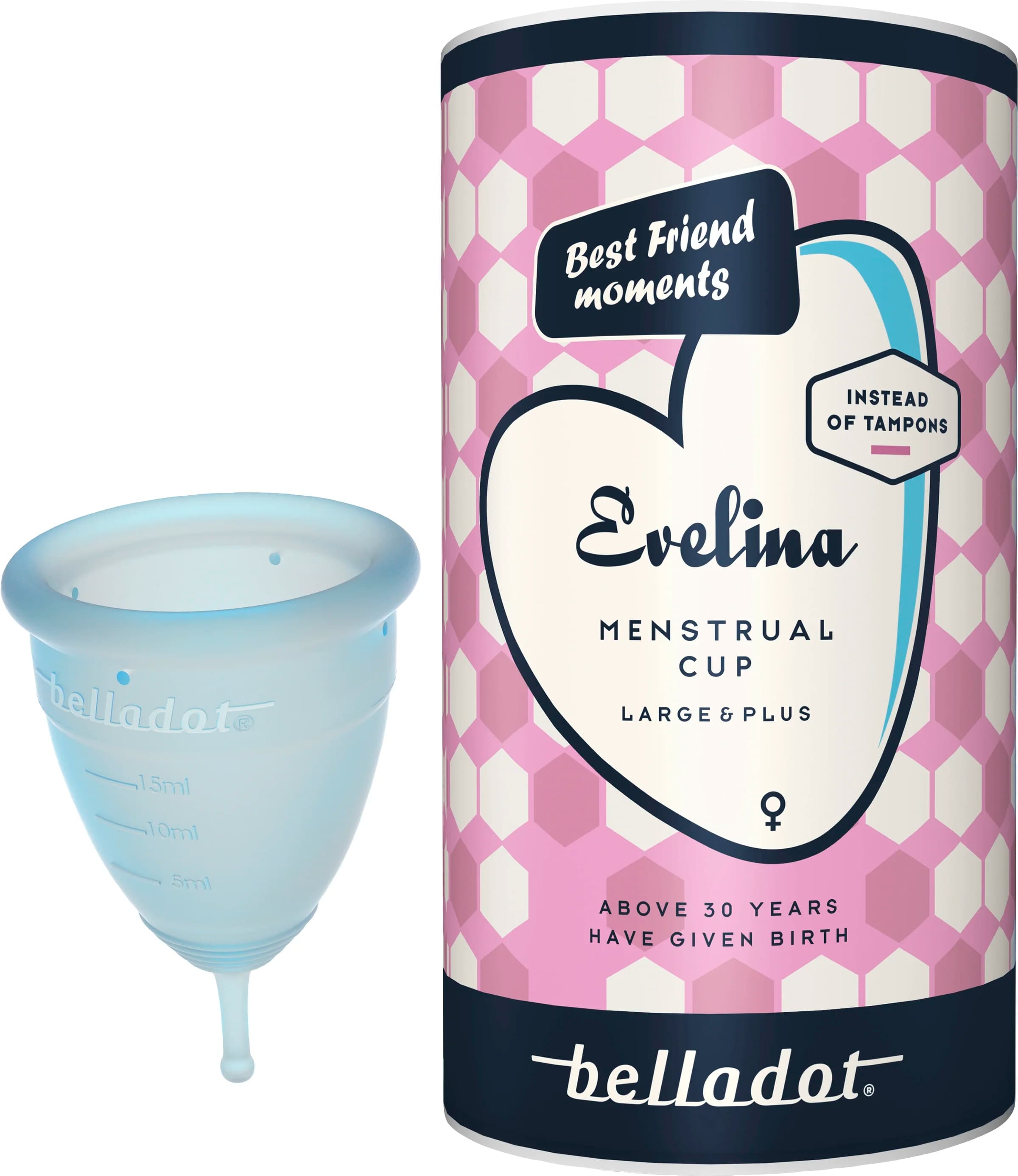 Belladot Evelina Menskopp 1 st Large & Plus