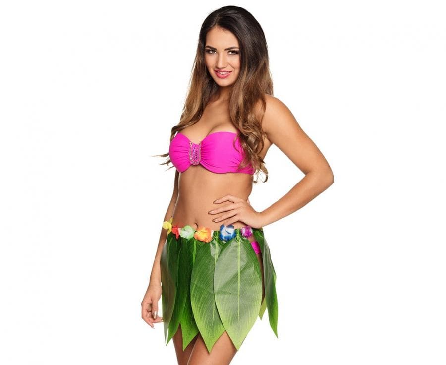Hawaiikjol Palmblad 40 Cm