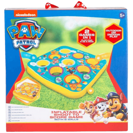 Nickelodeon Paw Patrol Uppblåsbart Boll- & Måltavlespel