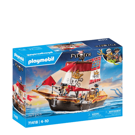 Playmobil Pirat mot Havspirat Skeppslekset - 71418