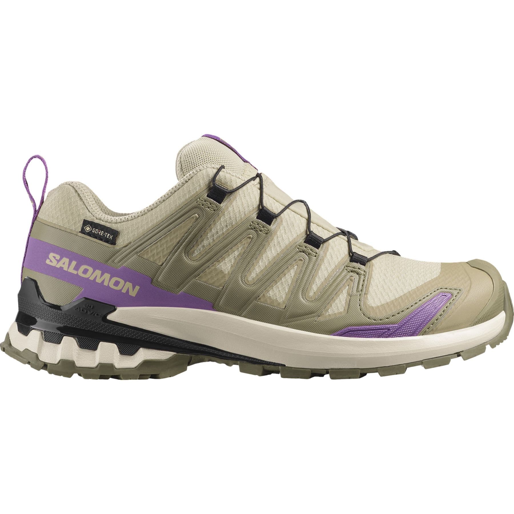 Salomon XA PRO 3D V9 GTX, Trailsko, Dam, Grön/Lila