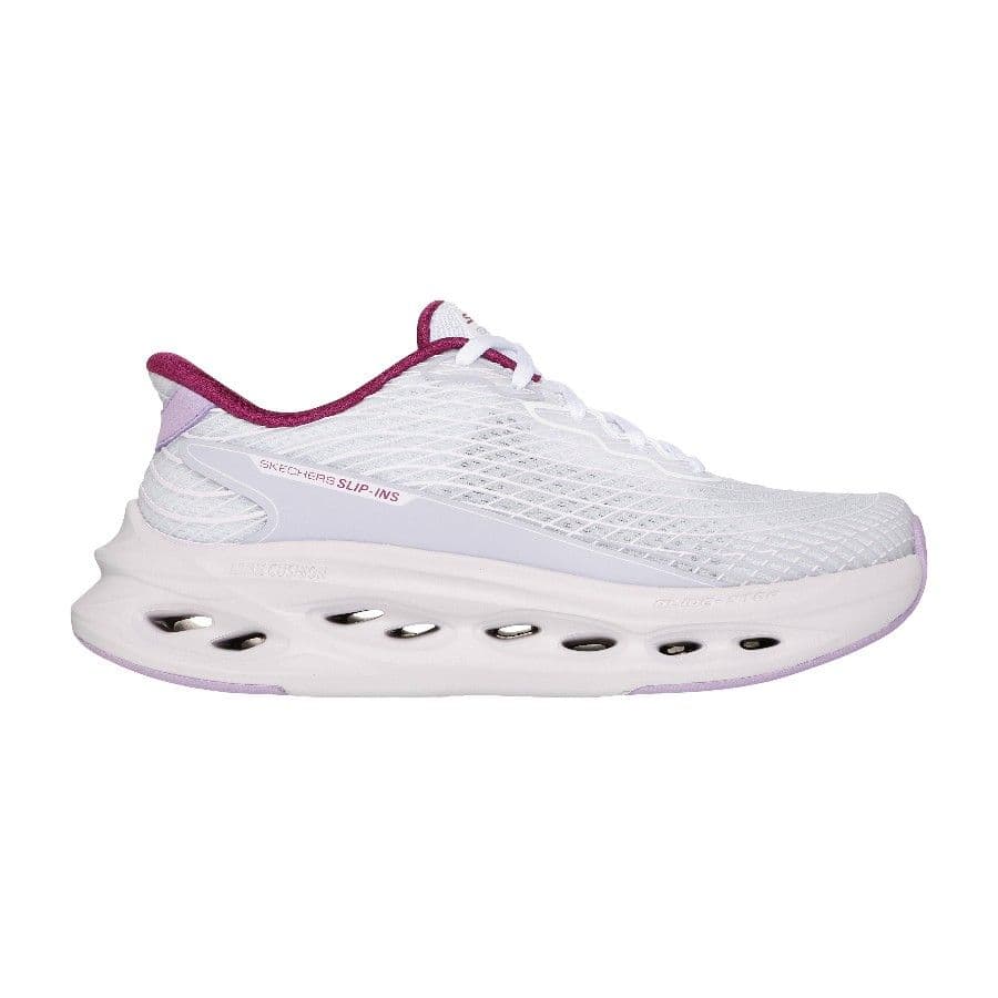 Skechers Max Cushioning Glide-Step - Sapphire, skor, dam, vit