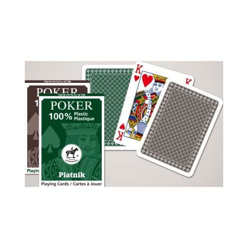 Spelkort Poker Plast Economy single pack
