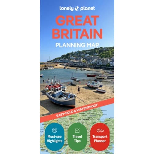 Lonely Planet Great Britain Planning Map