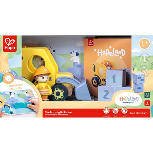 Hape Surrande Bulldozer med Ljud