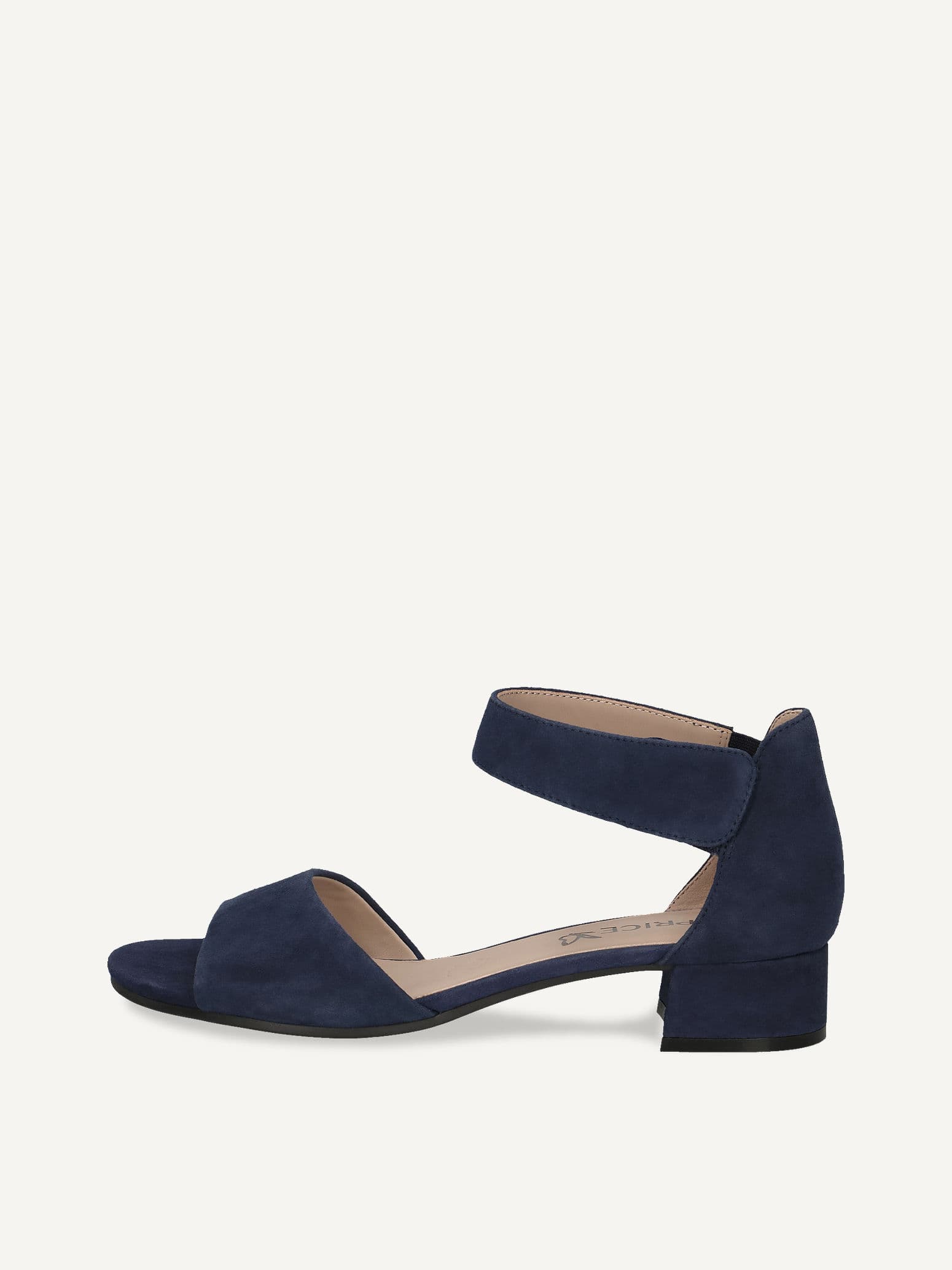 CAPRICE Heeled sandal, blue, made of Leather with Block heel, Size 41