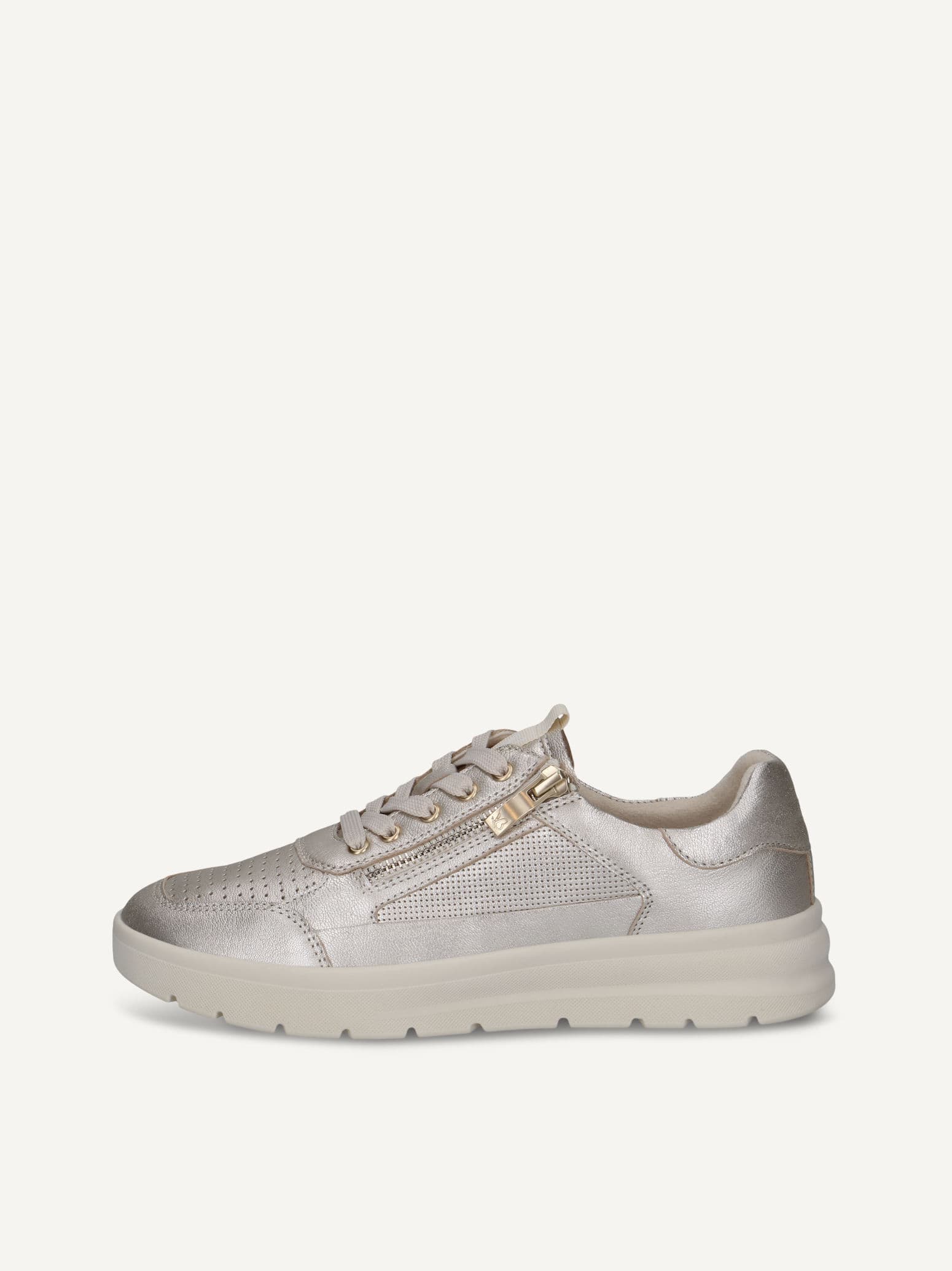 CAPRICE Low shoes, metallic, made of Leather, Size 37
