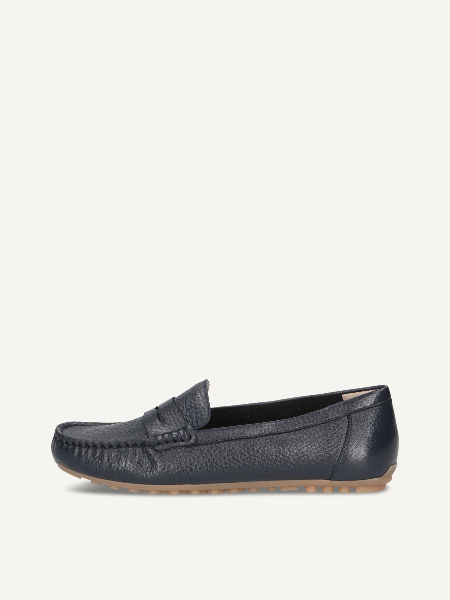 CAPRICE Moccasin, blue, made of Leather without heel, Size 40