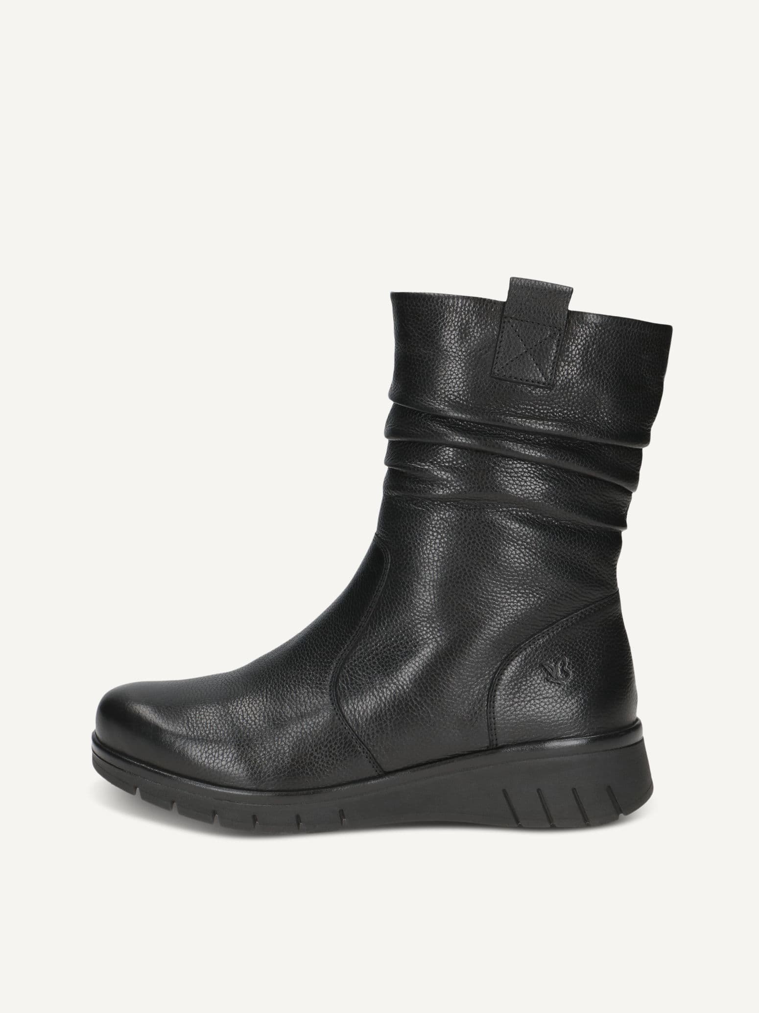 CAPRICE Bootie, black, made of Leather without heel, Size 41