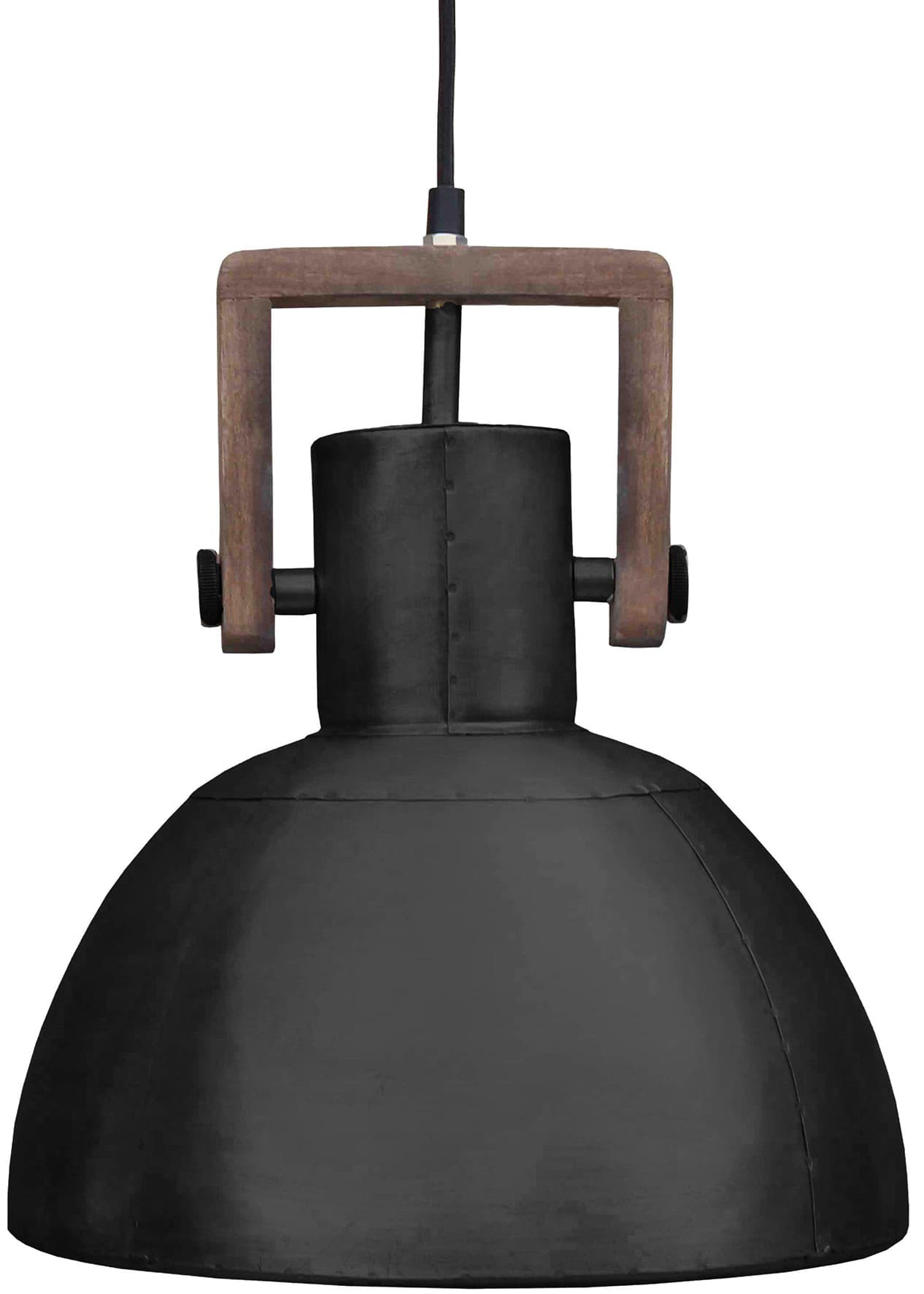 Tak/Fönsterlampa Single Ashby Pale Svart Zink 29 cm