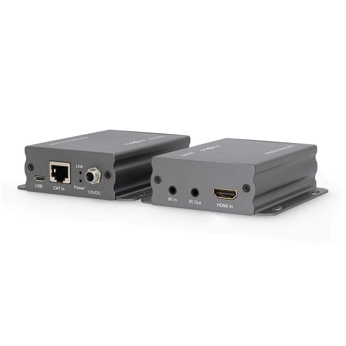 HDMI ™ Extender | Över Cat6 | Upp till 50.0 m | 4K@30Hz | 10.2 Gbps | IR retur funktion | Metall | Antracit