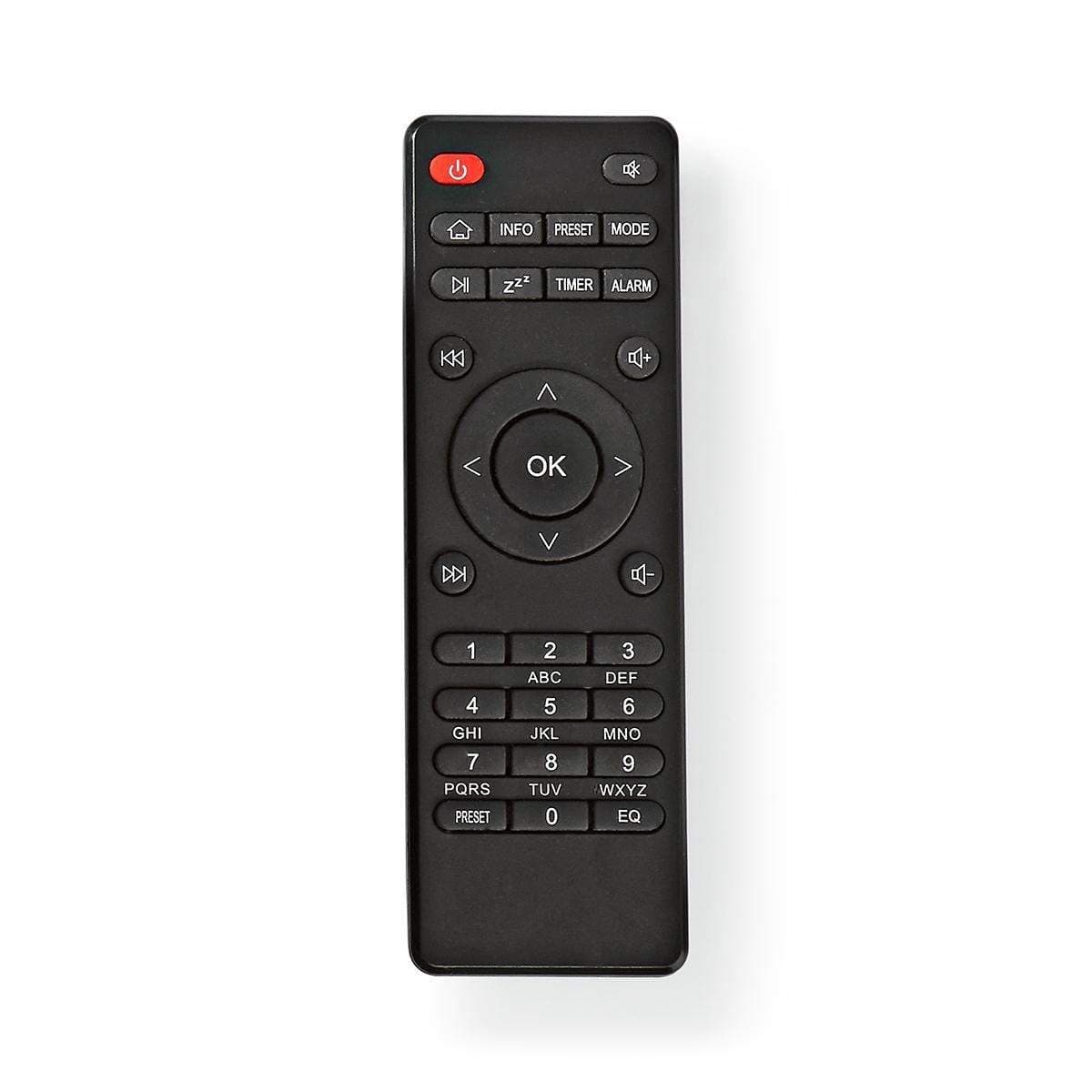 Ersättnings Fjärrkontroll | Passar till: RDIN3000BK / RDIN4000BK / RDIN5000BK / RDIN5005BK | Fast | 1 Enhet | Klar Lay-out | Inf