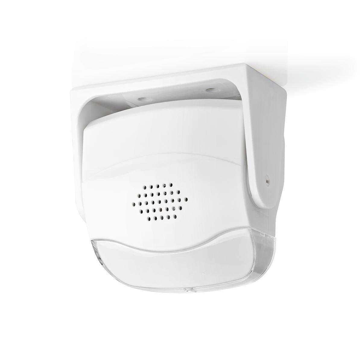 Rörelsedetektor Larm | Batteridriven | 3x AAA/LR03 | 80 dB | Detektorområde: 1.10 m | Detektorvinkel: 10 ° | Tak / Vägg | Vit