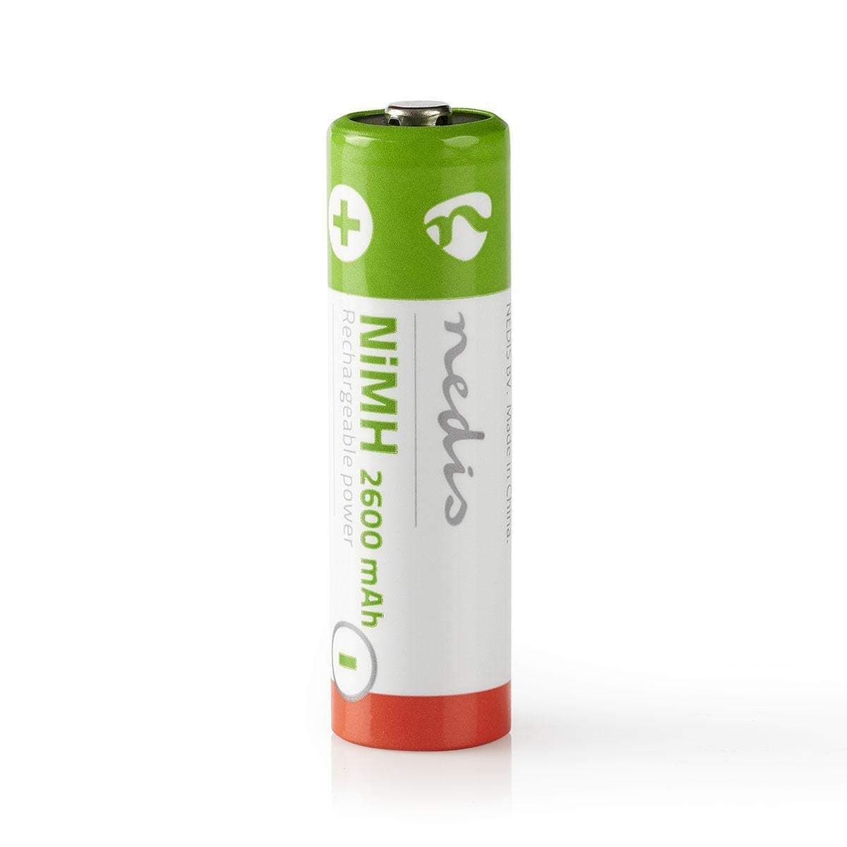 Laddningsbara Ni-MH-batteri AA | 1.2 V DC | 2600 mAh | 4-Blister