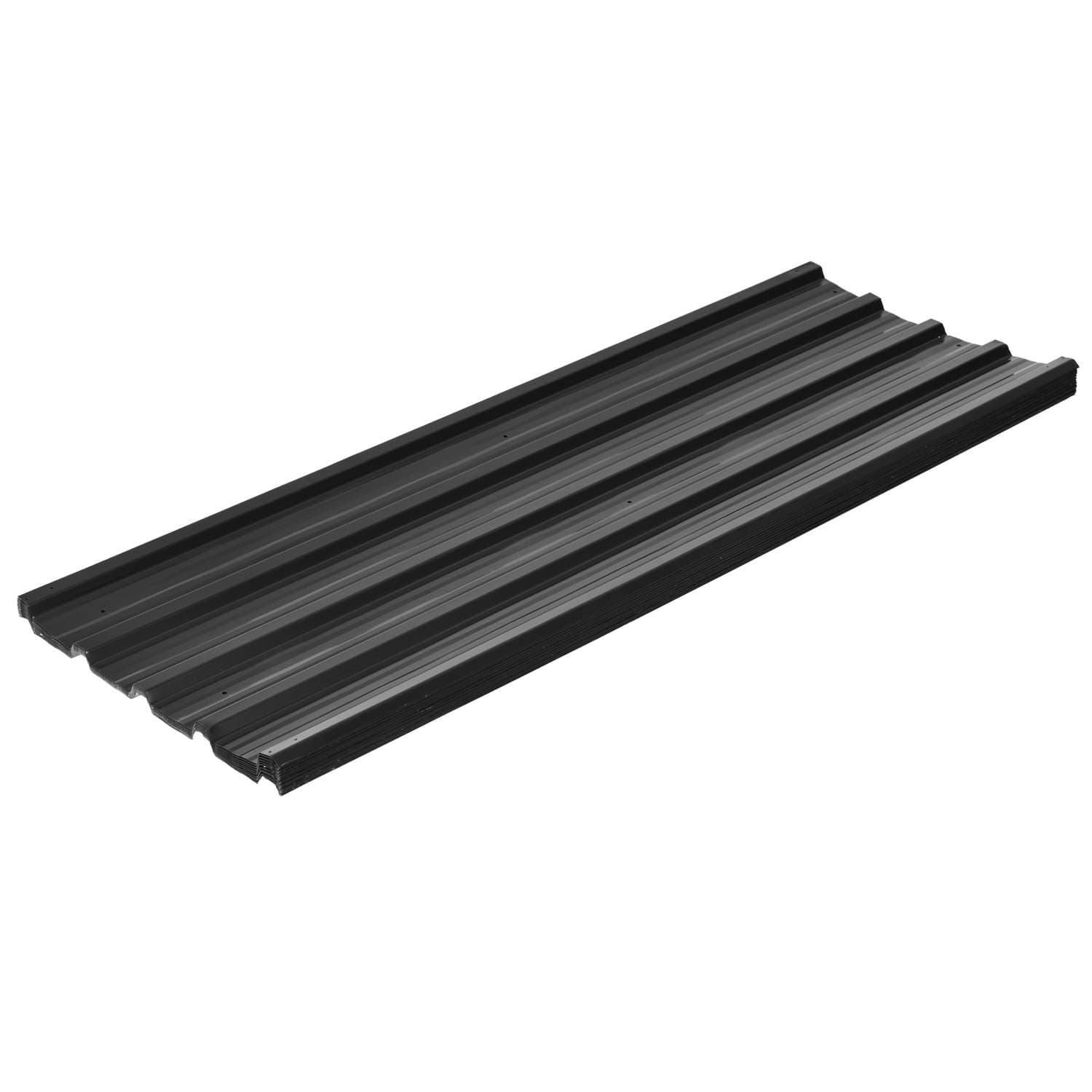 Förpackning om 12 trapetsformad plåt 129 x 45 cm 7 m² galvaniserad takplåt 0,25 mm väderbeständig profilplåt galvaniserad stålta