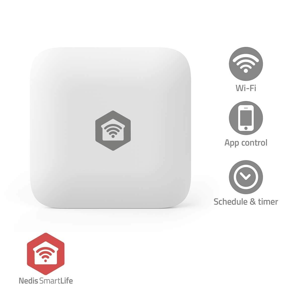 SmartLife vattendetektor | Zigbee 3.0 | Batteridriven | Max. batteritid: 12 månader | Vit