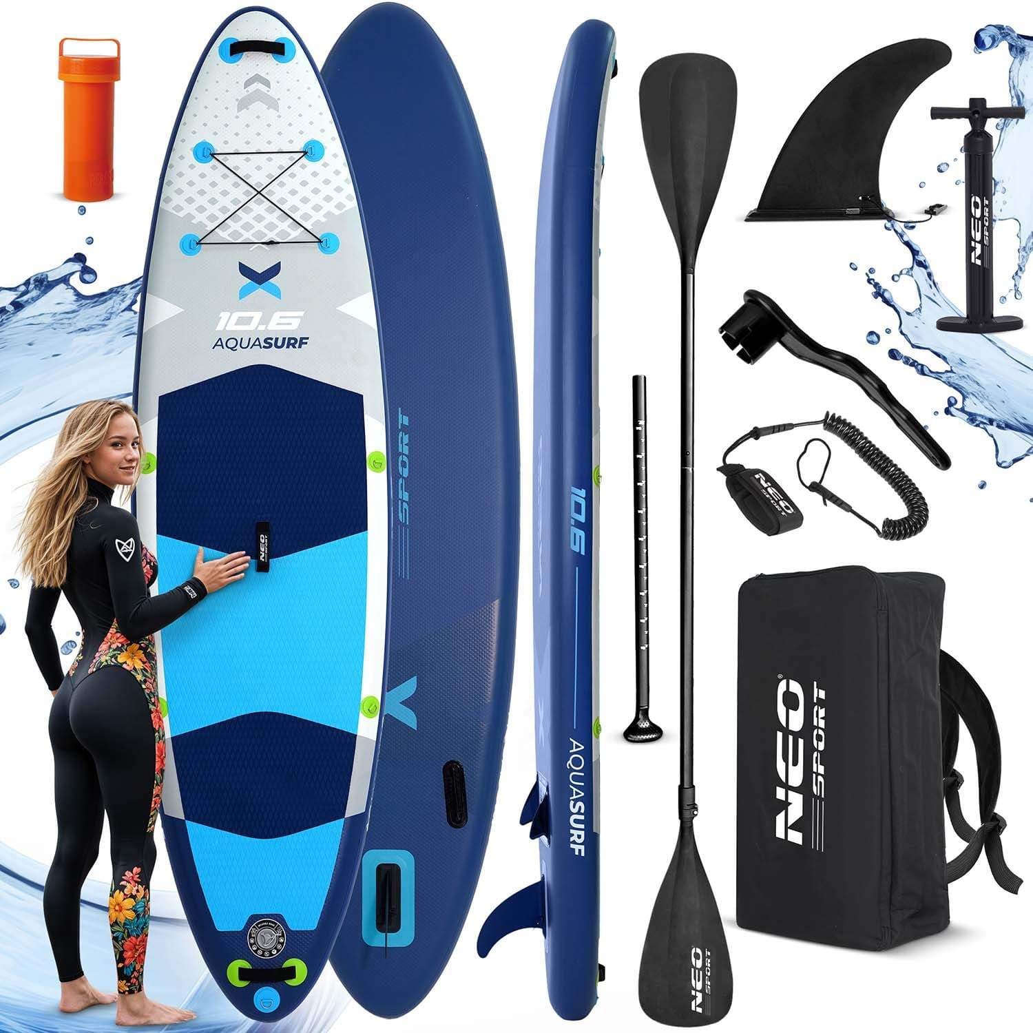SUP Board – Aquasurf 320 x 84 x 15 cm Uppblåsbar