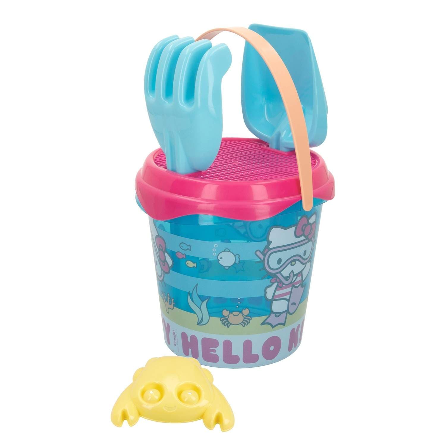 Hello Kitty Beach Set, 18 cm hink och leksaker, 5 delar