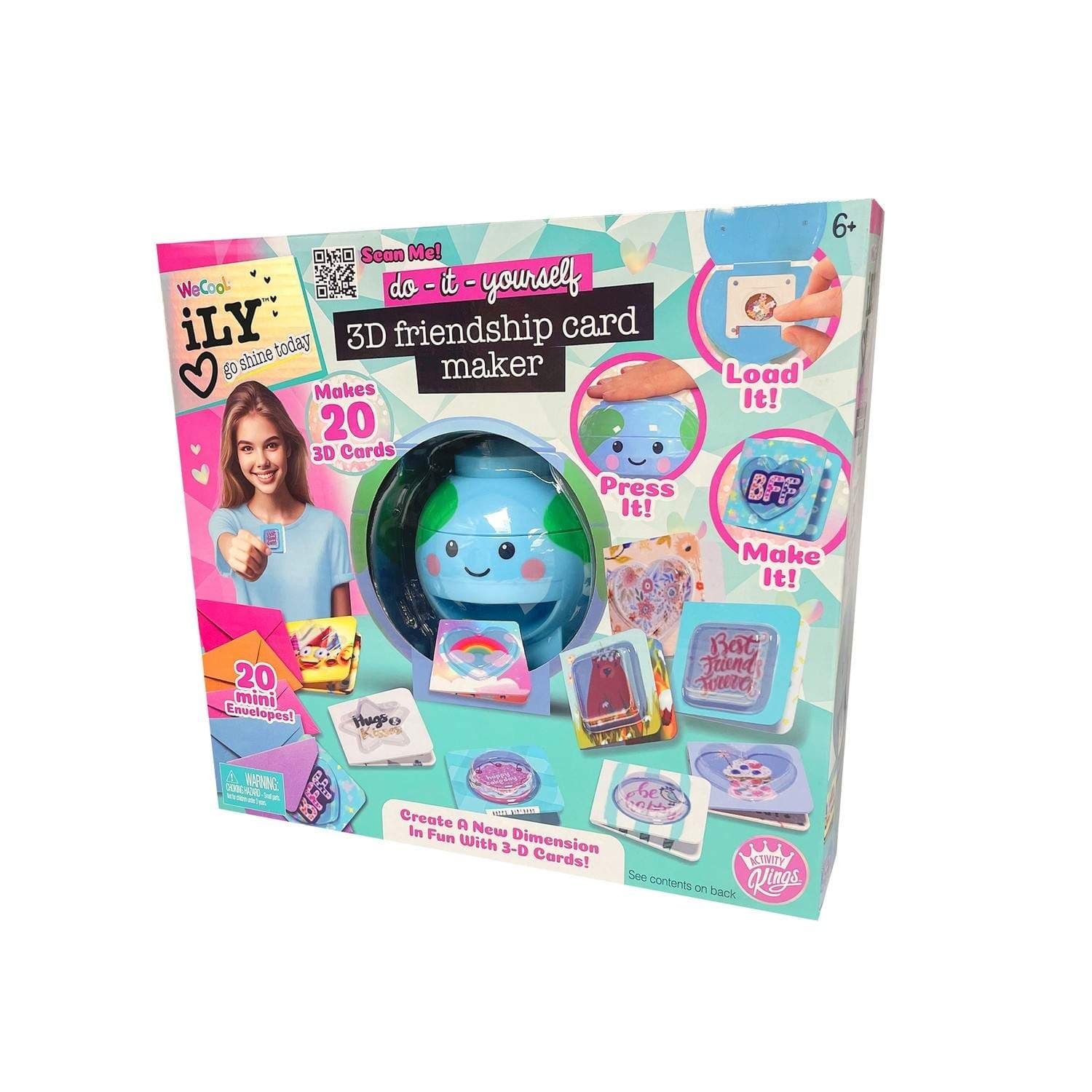 3D Friendship Card Maker DIY Set för kreativa projekt