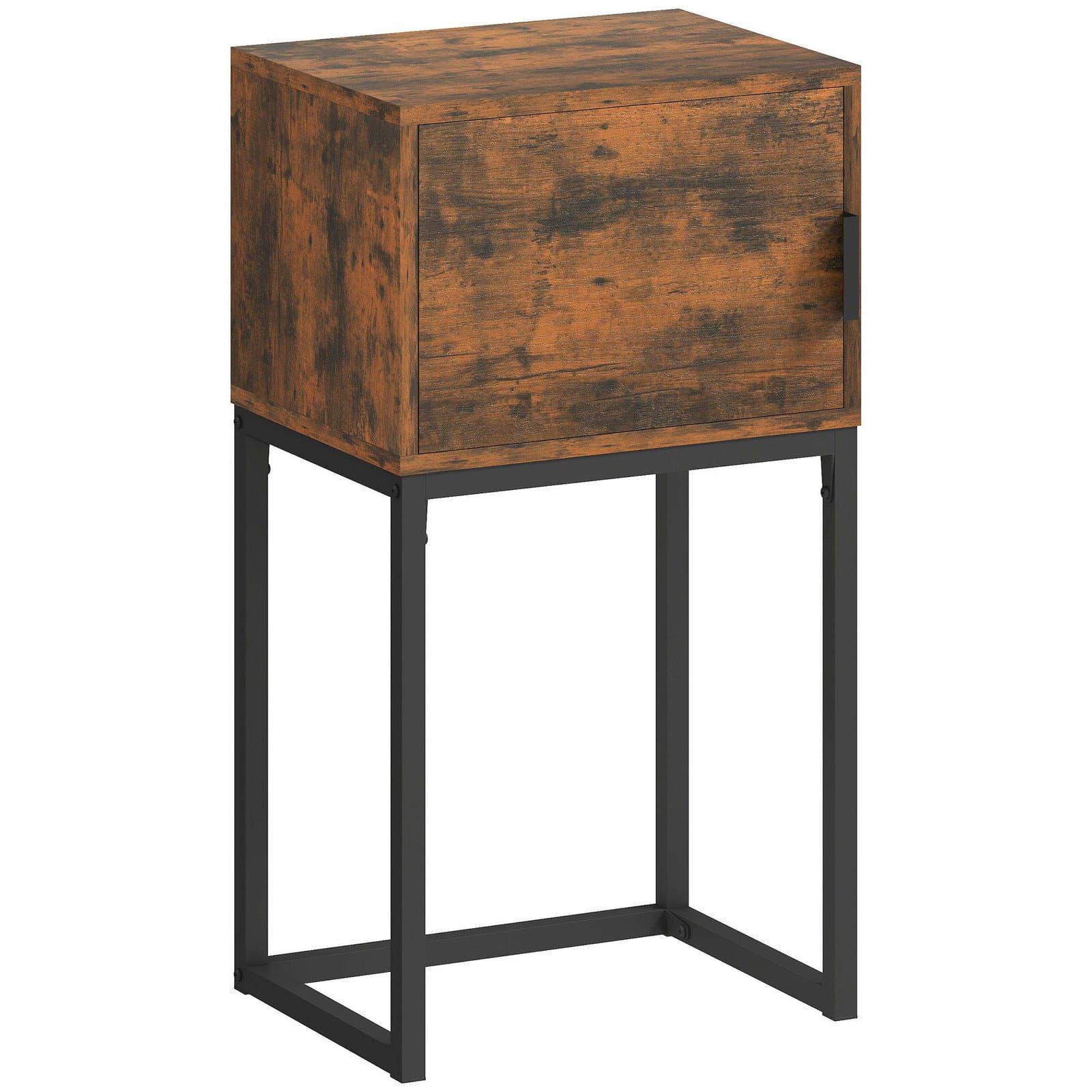 Industriellt konsolbord – Rustikt brunt, 40x30x76 cm