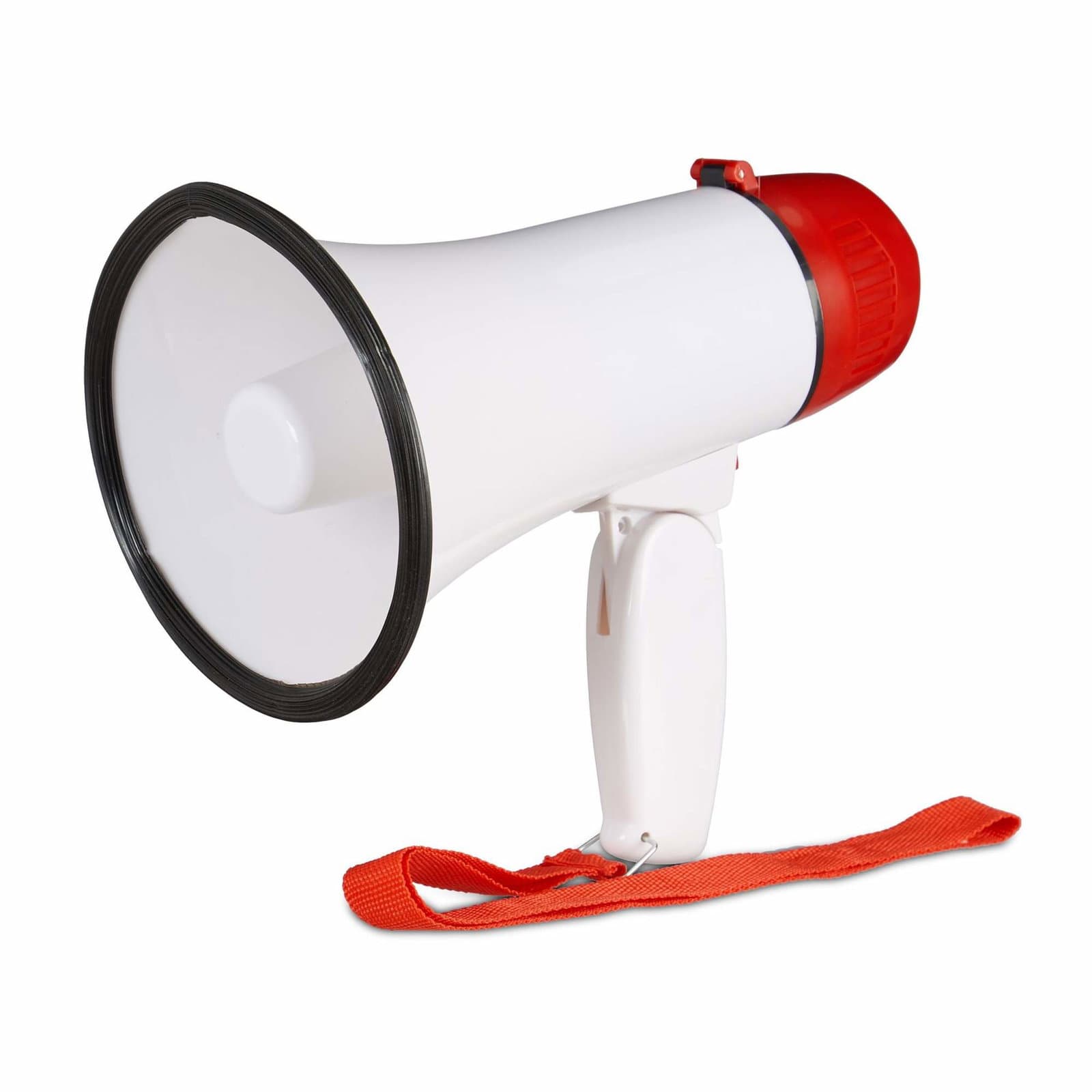 Stadium Megaphone Bullhorn Mini Vit Megafon 10 Watt Fotbollsfan Cheerleader