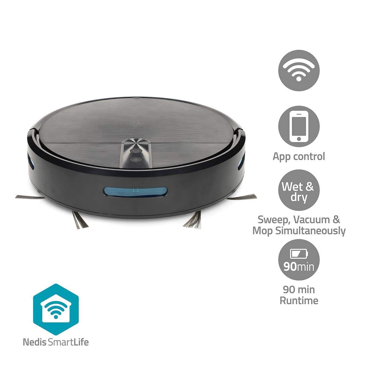 Robotdammsugare – Wi-Fi, 0,6 l, automatisk laddning