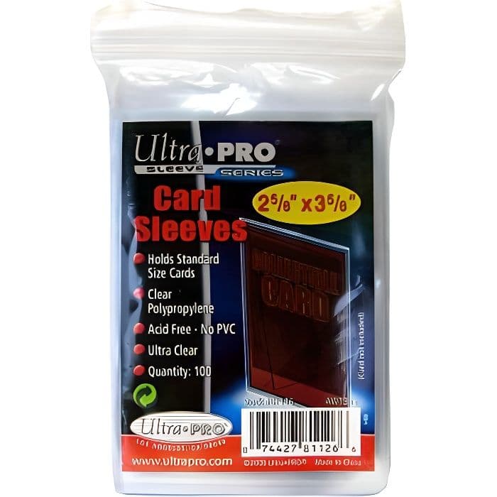 ULTRA PRO - Paket med 100 Store Safe Soft Sleeves för samlarkort