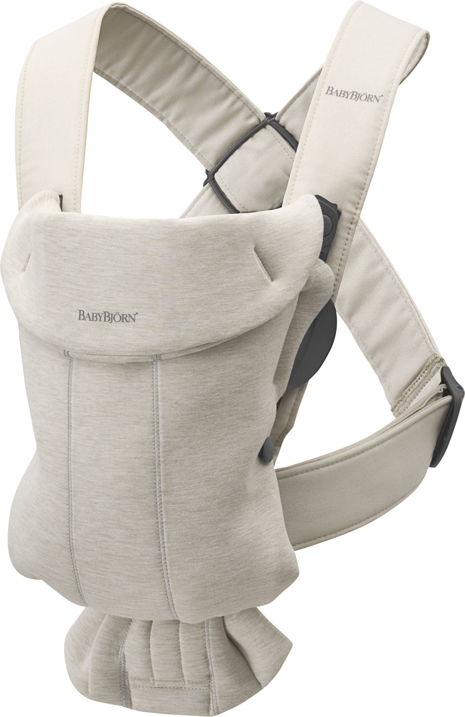 BabyBjörn Mini 3D Jersey kontorsryggsäck, Ljus Beige