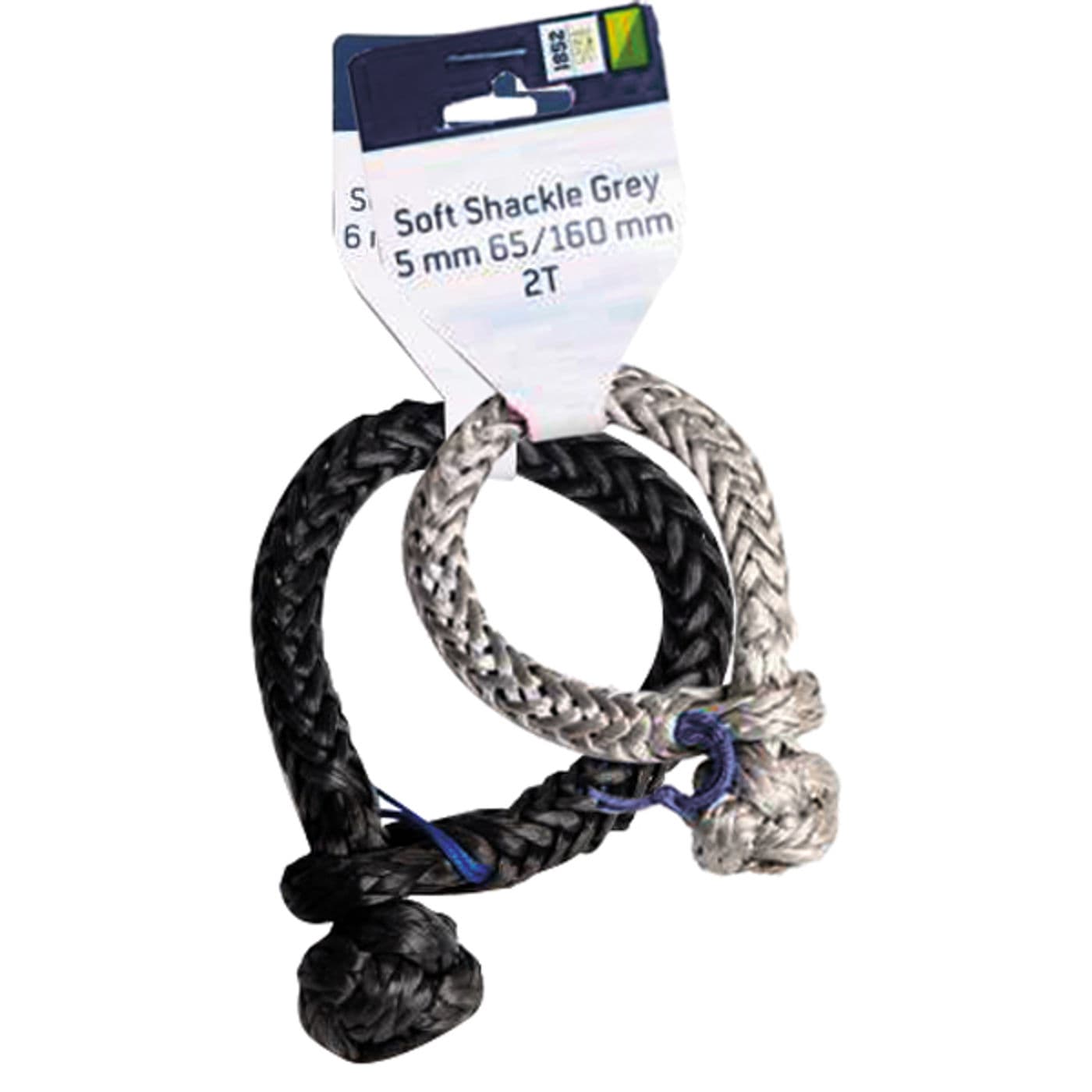 1852 soft schackle 5mm svart 65/160mm 2T