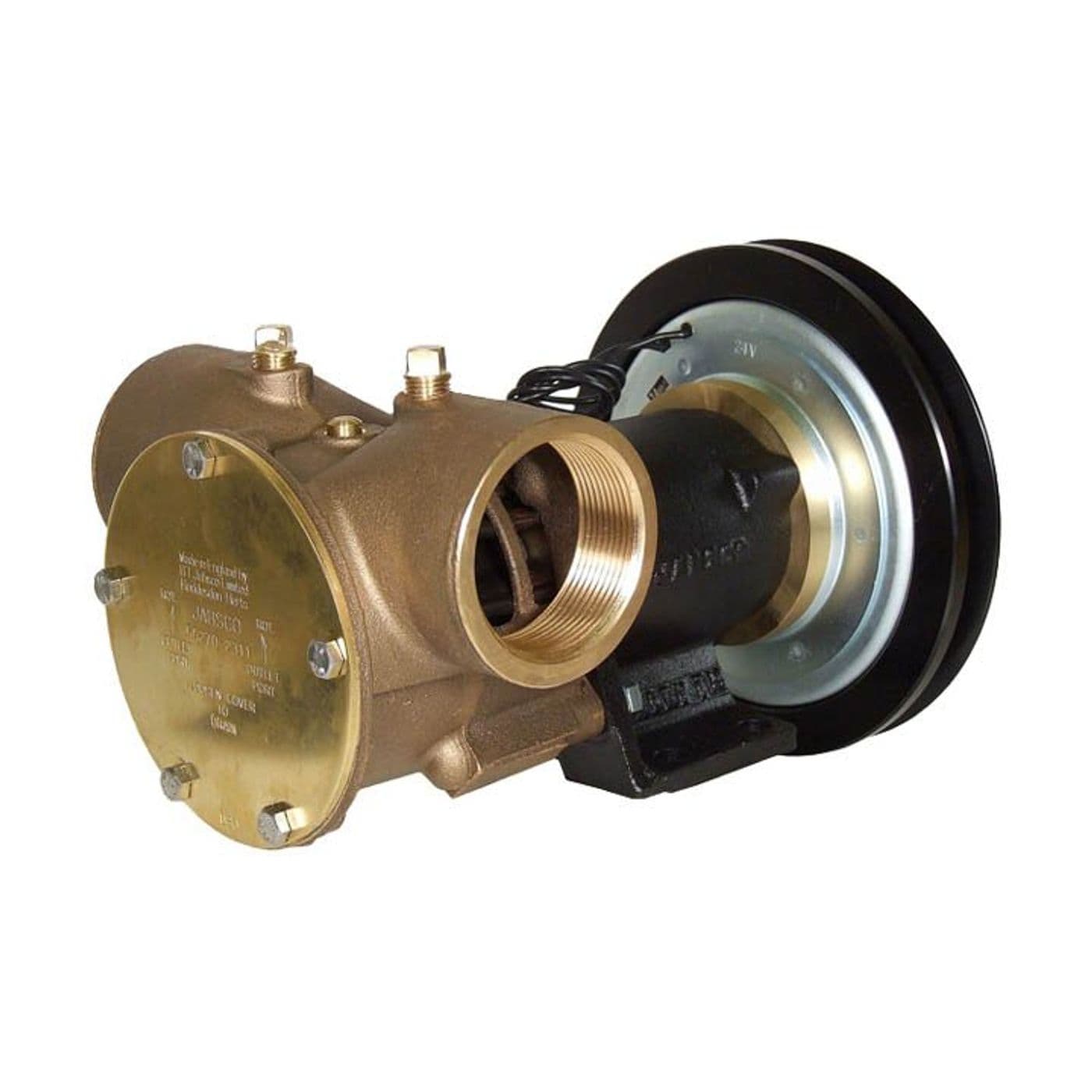 Jabsco Pump med remskiva 2xA spår 24V