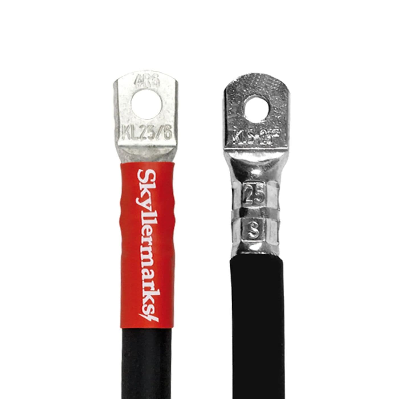 Pressad kabel (+) 25 mm² Ø6 50cm