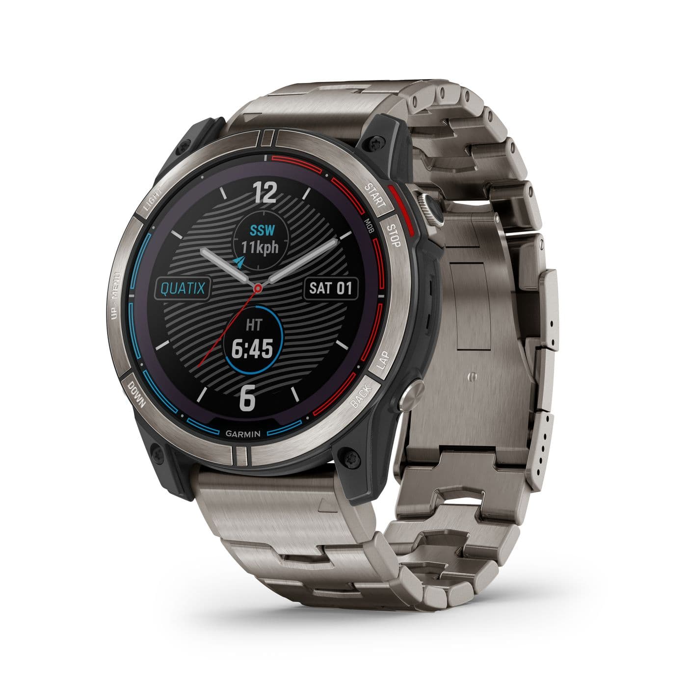 Garmin Quatix 7X Solar Smartklocka Marin solenergiladdning