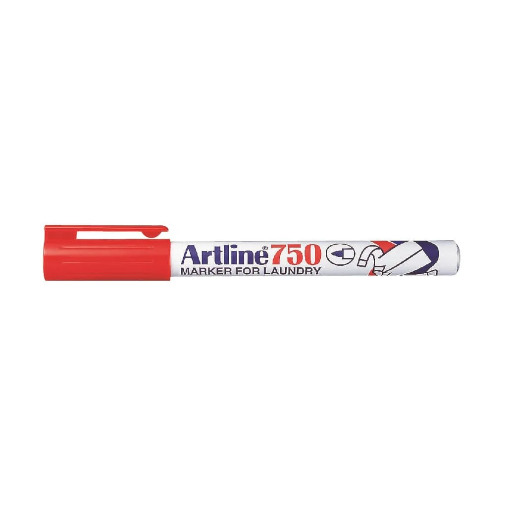 Textilpenna Artline 750 röd