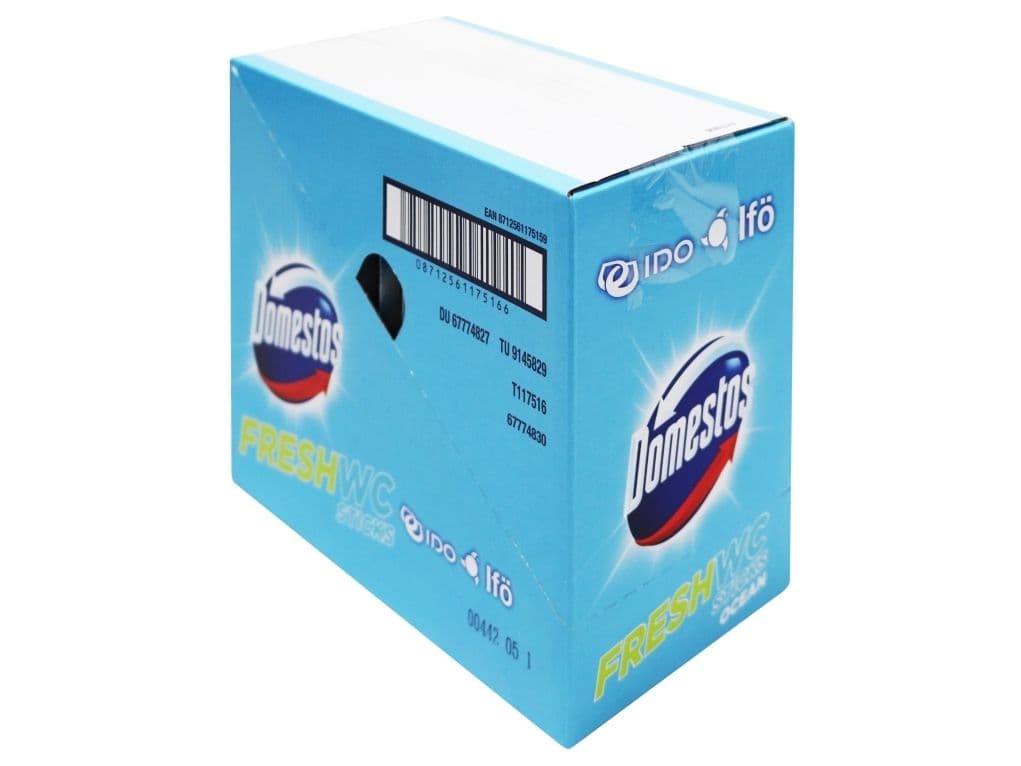 Toalettfrisker Domestos WC Sticks Ocean Fresh Fast med Parfume till IFÖ WC Blå,5 stk/pk