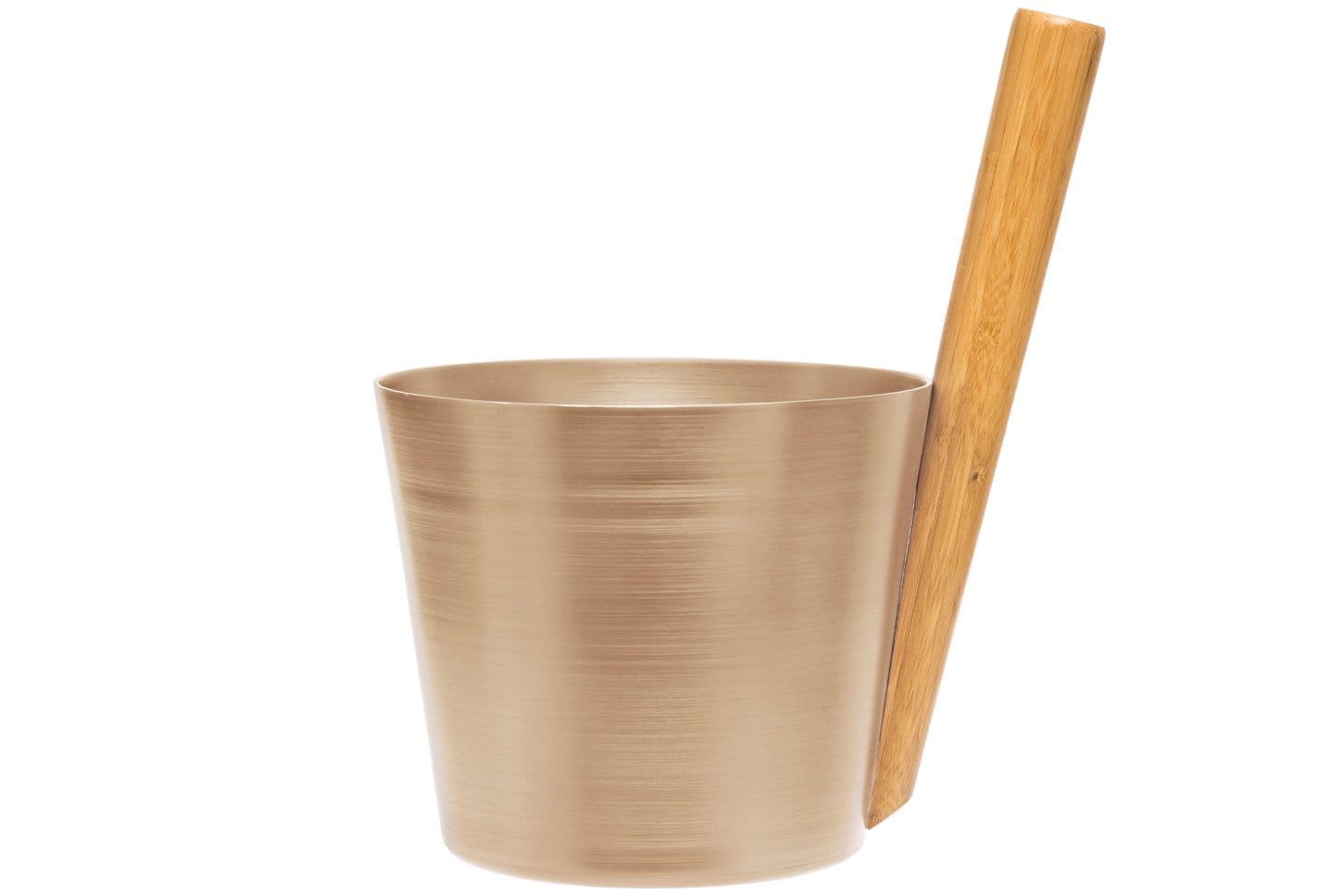 Relax saunaburk 5 l aluminium champagne