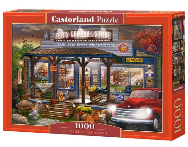 Castorland Jeb''s General Store 1000 pcs, 1000 styck, Byggnader, 9 Šr