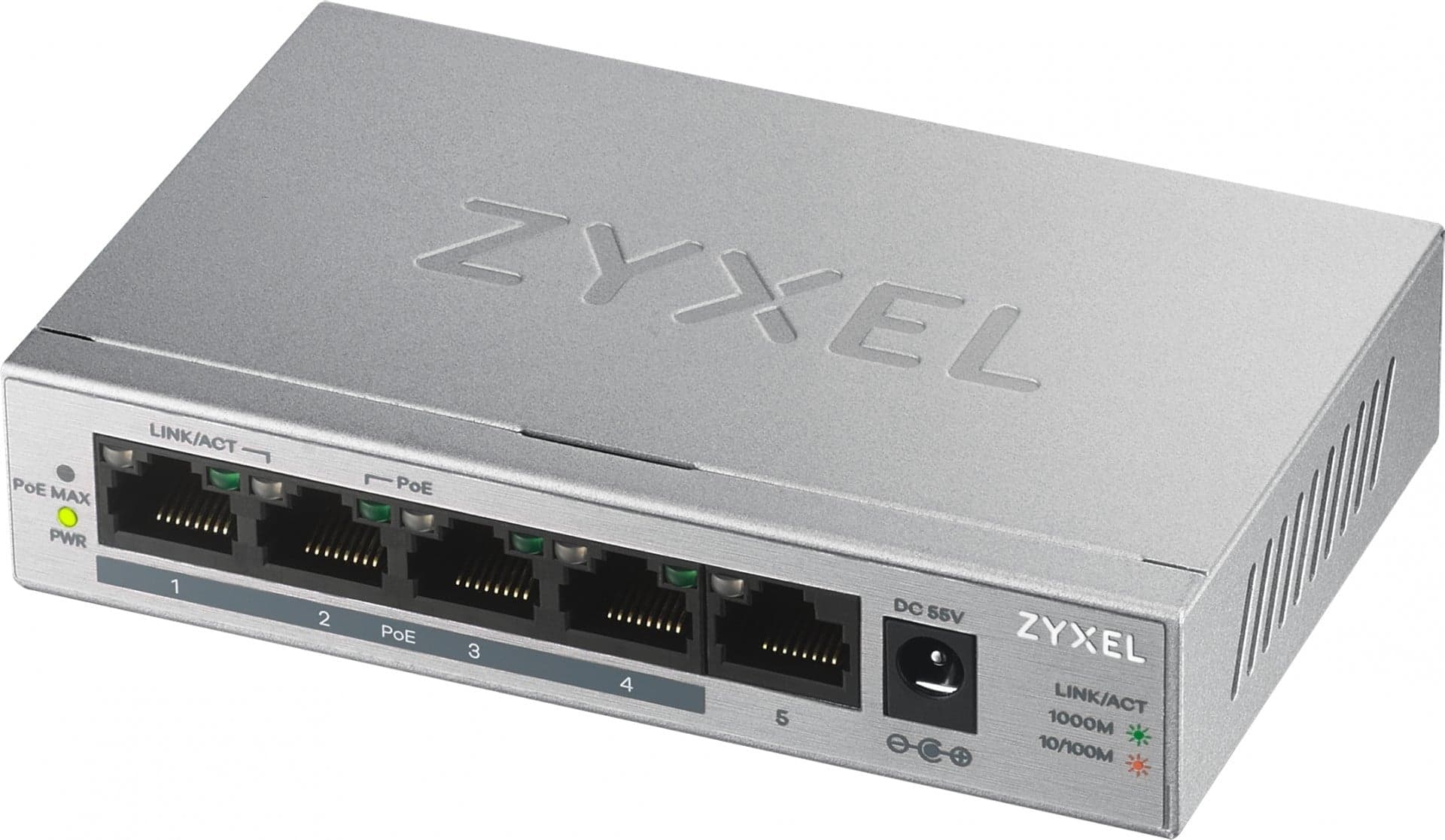 Zyxel GS1005HP Ohanterad Gigabit Ethernet GS1005HP-EU0101F