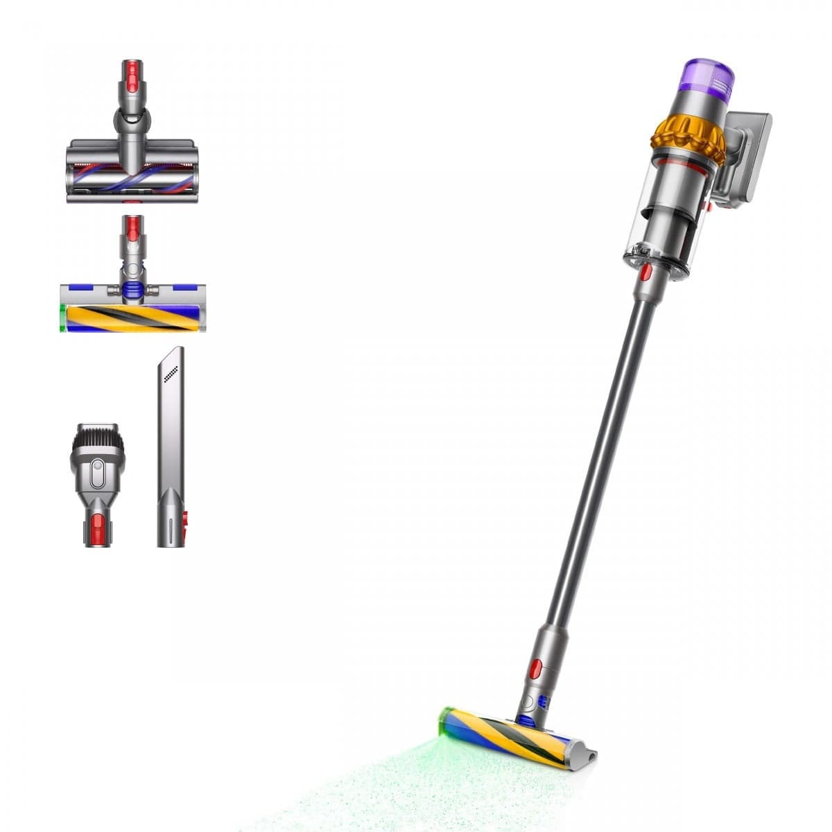Dyson V15 Detect Absolute Skaftdammsugare, 2-i-1 Batteri 446986-01