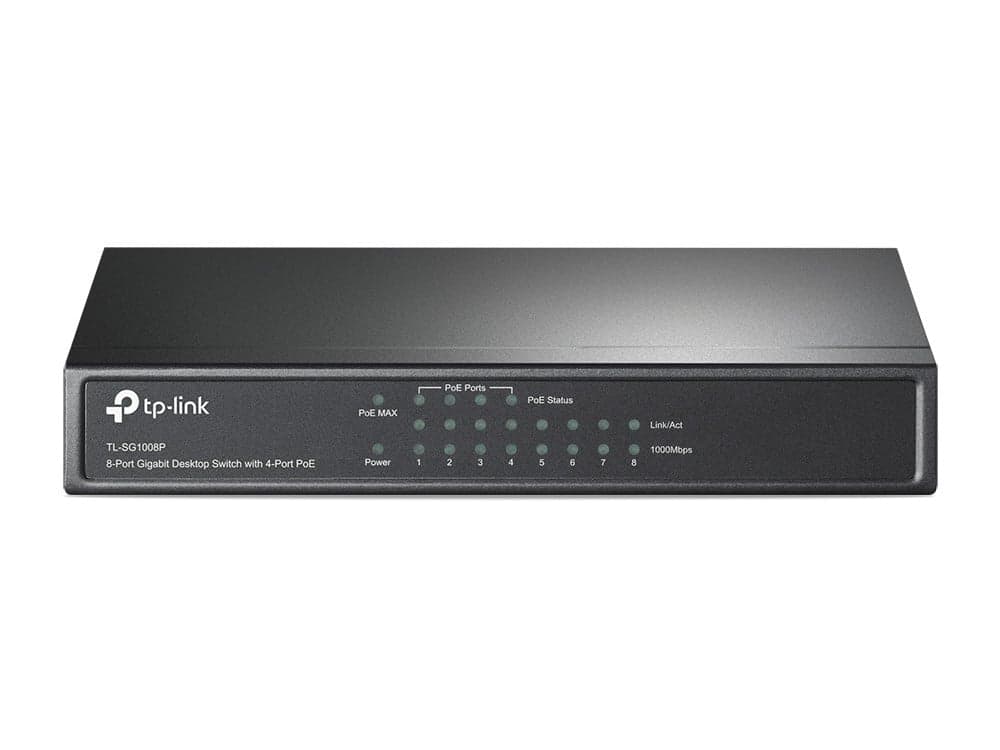 TP-Link TL-SG1008P nätverksswitchar Ohanterad Gigabit TL-SG1008P
