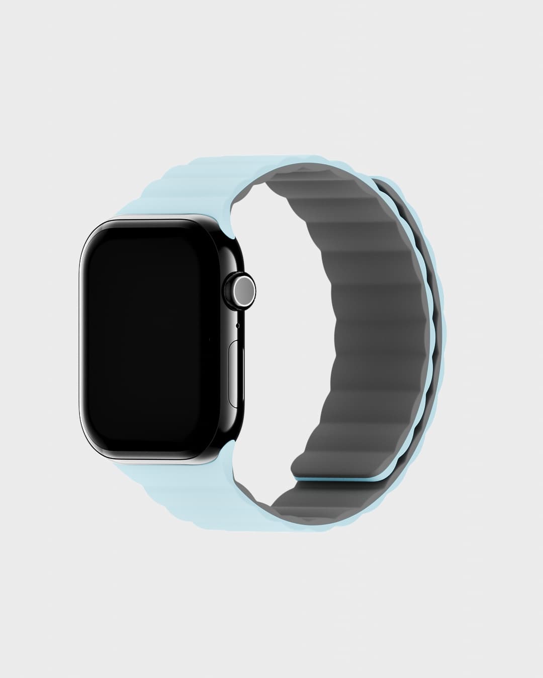 Watch Band Silicone Magnet Mineral Blue/Gray 38/40/41/42 mm