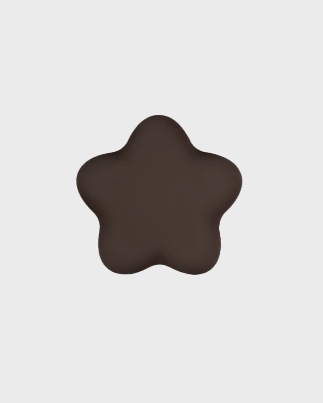 Chocolate Star Silicone Sticker