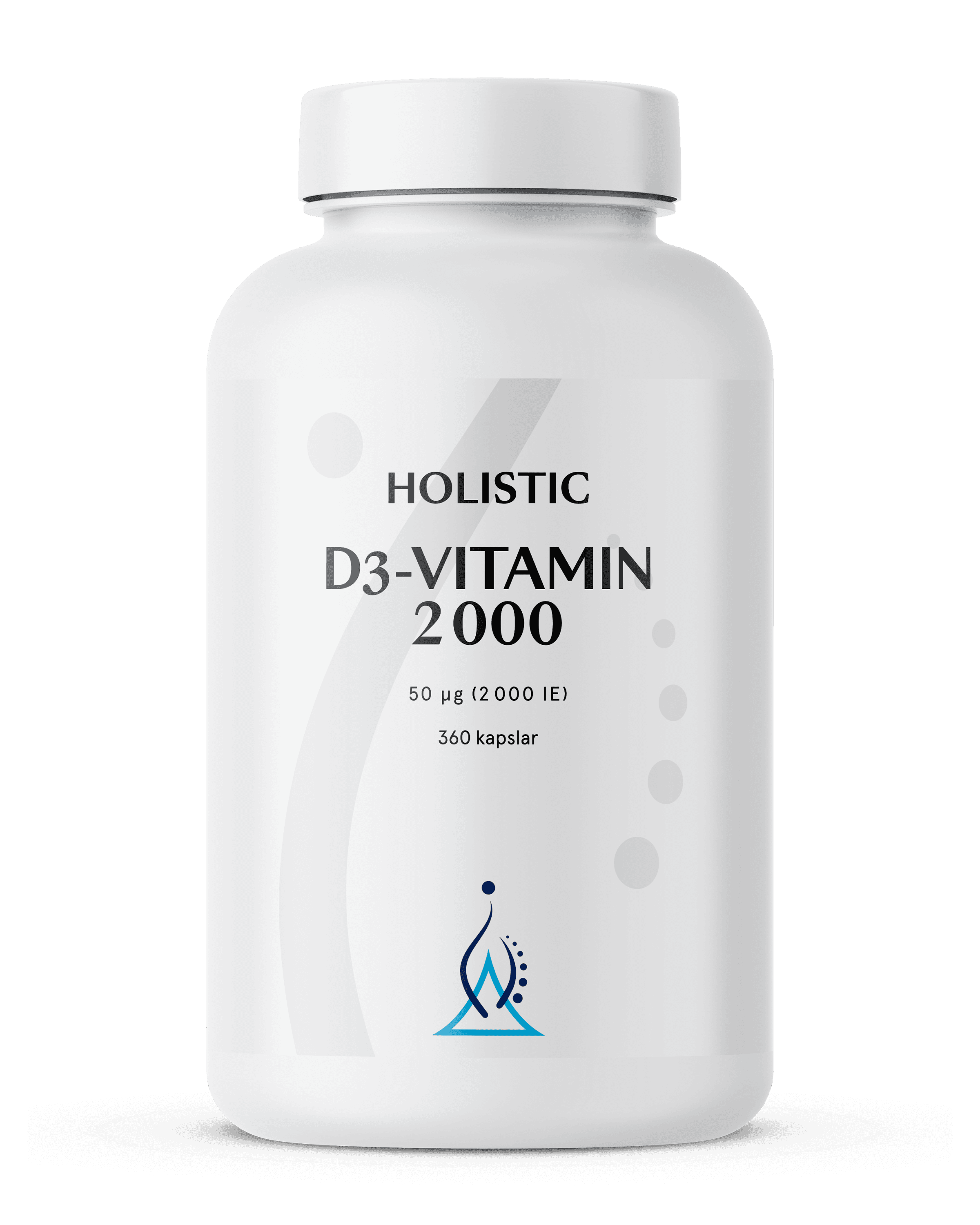 Holistic D3-vitamin 2000, 360 kapslar