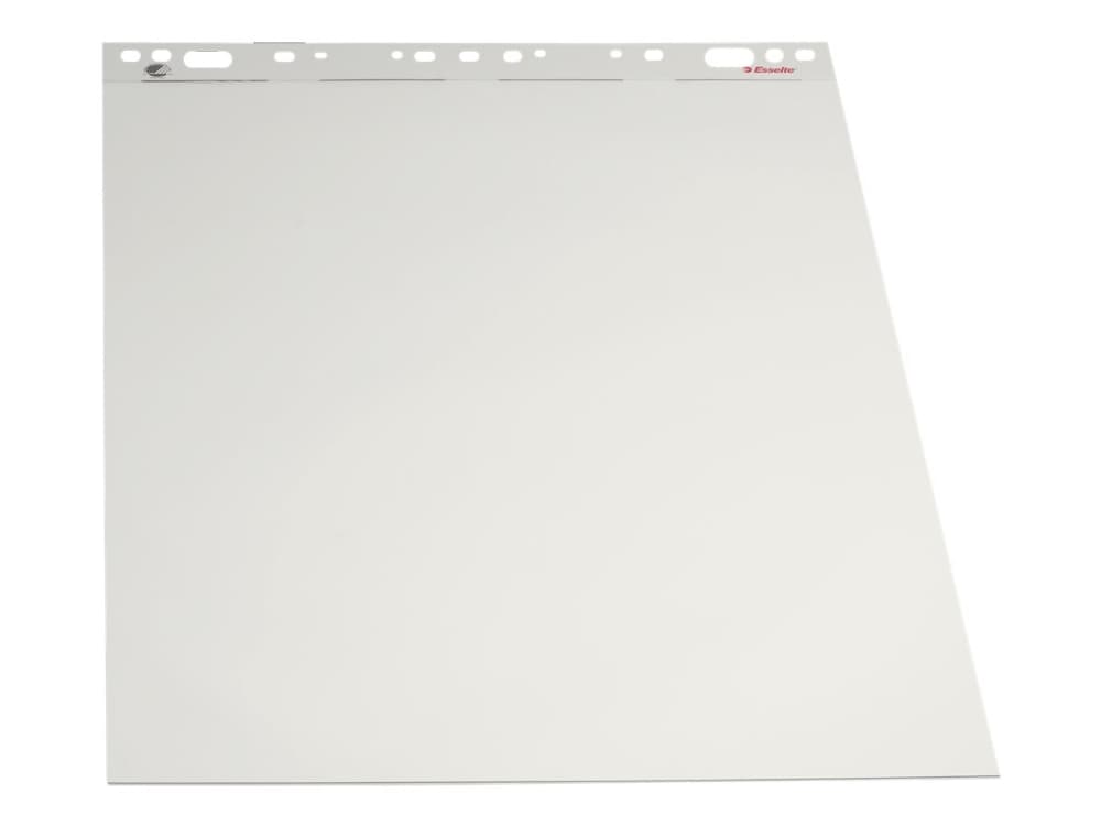 Esselte Standard - Flipdiagramblock - 600 x 850 mm - 50 ark - vitt - tydlig - multihålslaget