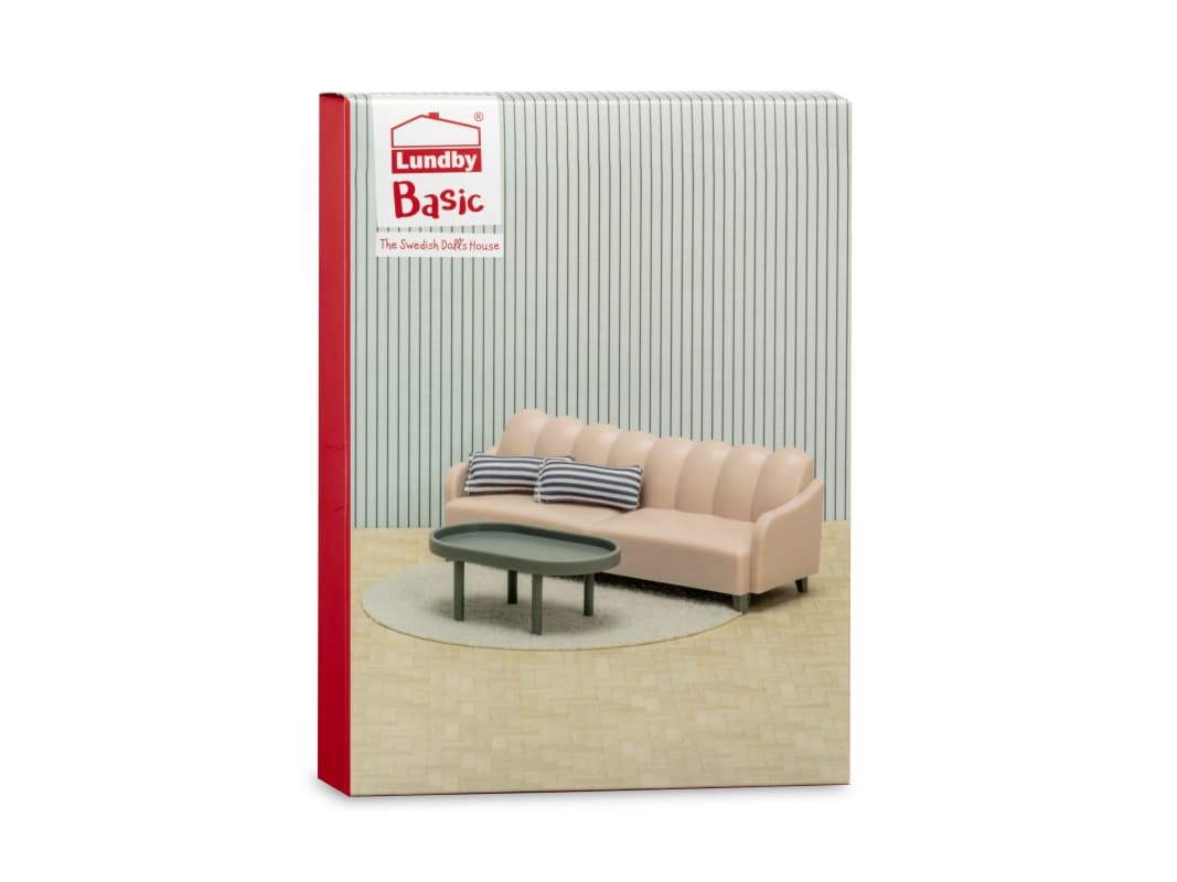 Lundby Basic Vardagsrumsset