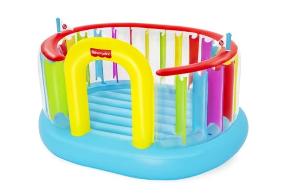 Bestway 93561 - Fisher-Price Hoppborg 226 x 175 x 138 cm inkl. elektrisk pump