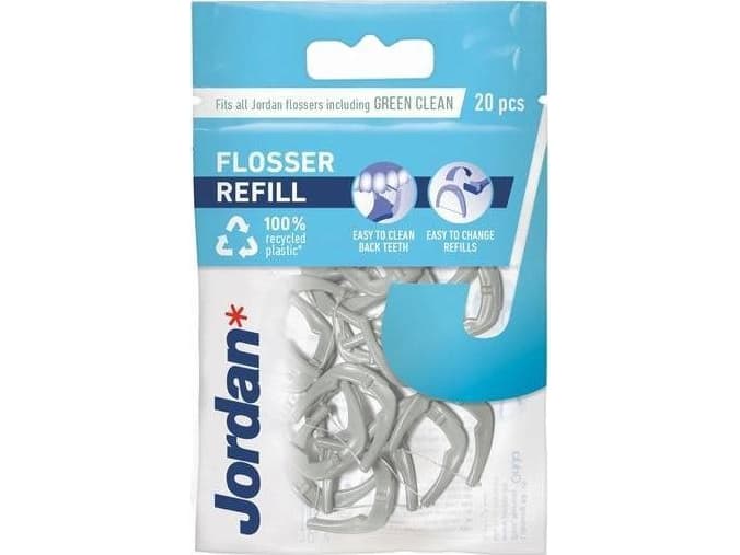 Jordan Easy Clean Flosser reservtrådar för flosser 20 st.